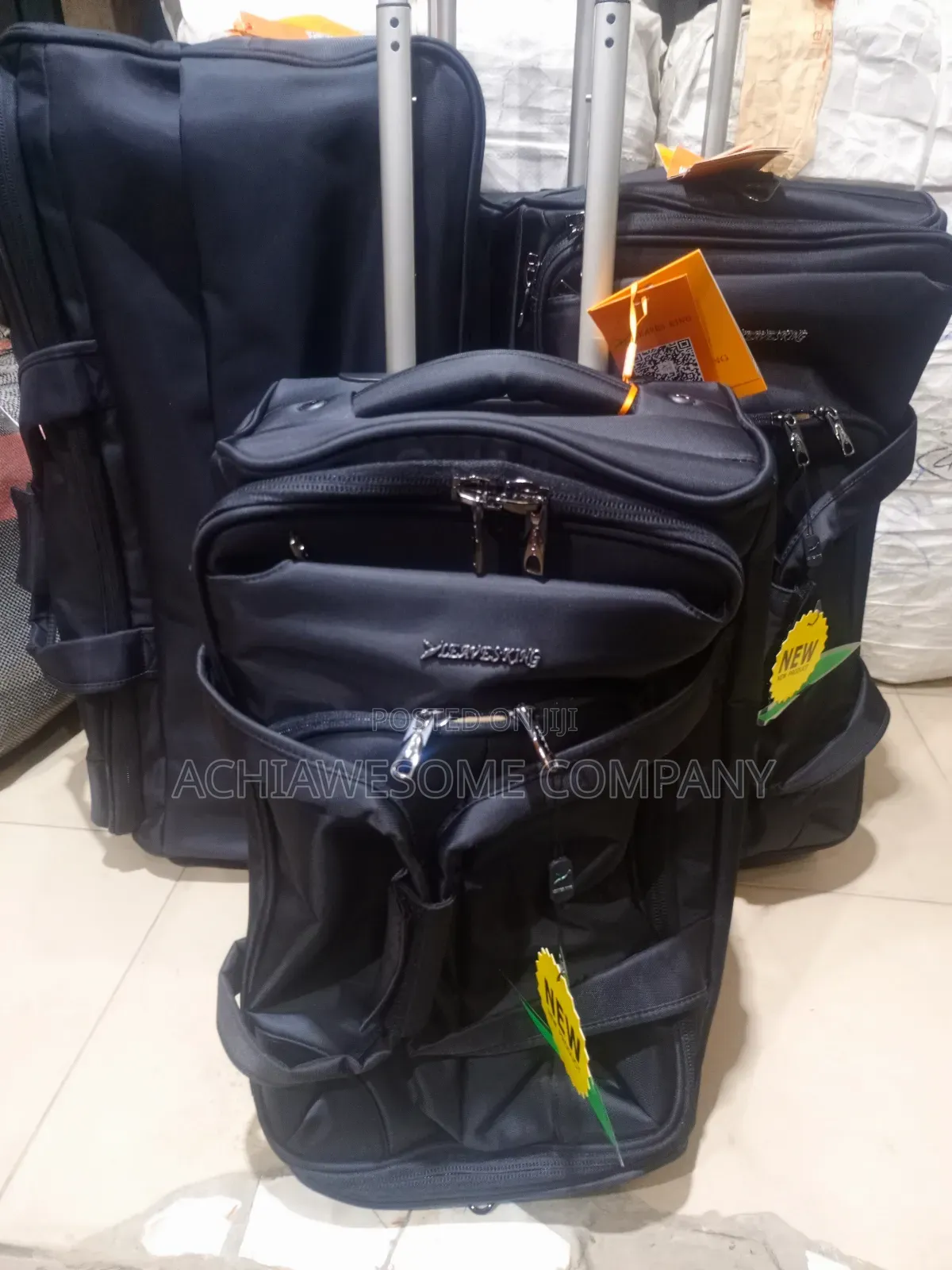 Lightweight Set Of 3 Leaves King Bag