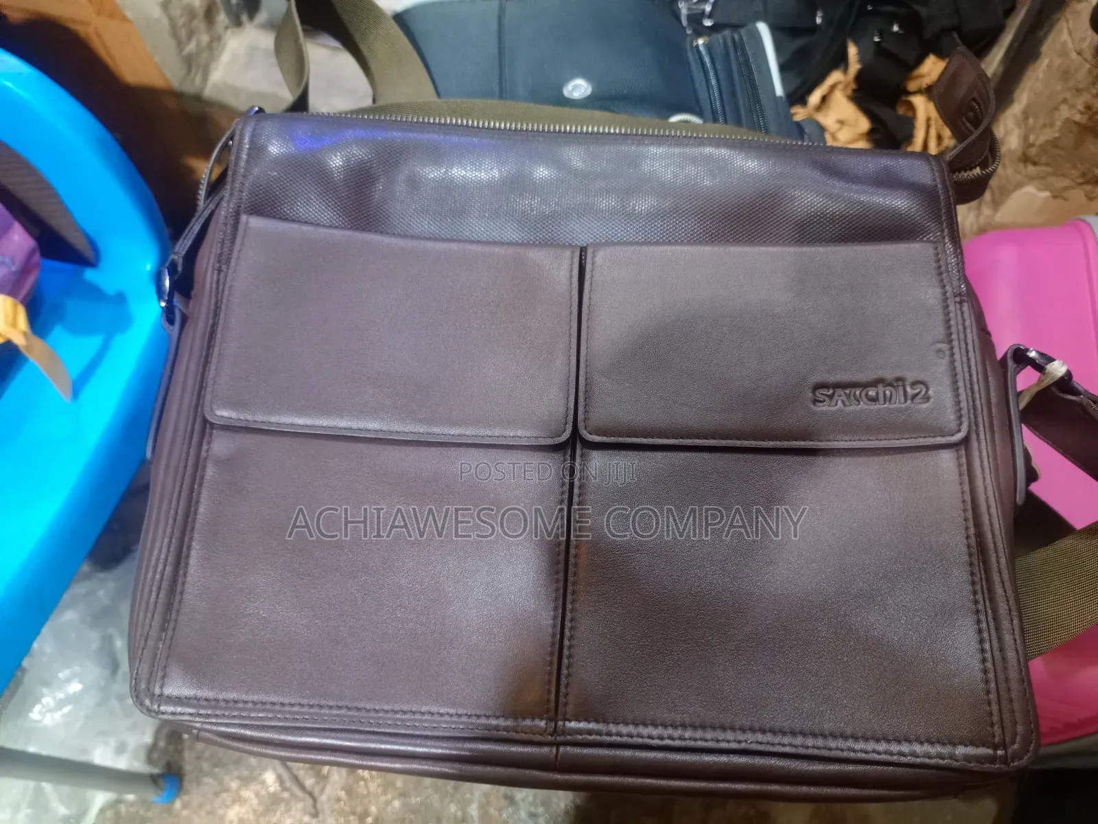 Genuine Leather Laptop Bag