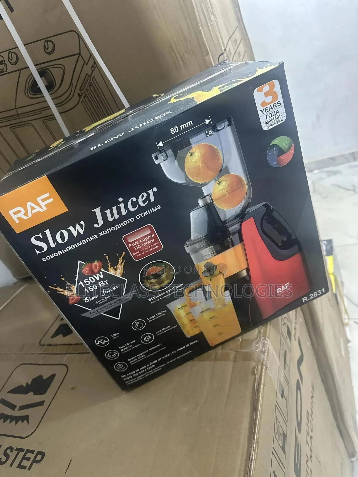 Raf Juicebloom Slow Juicer 150w