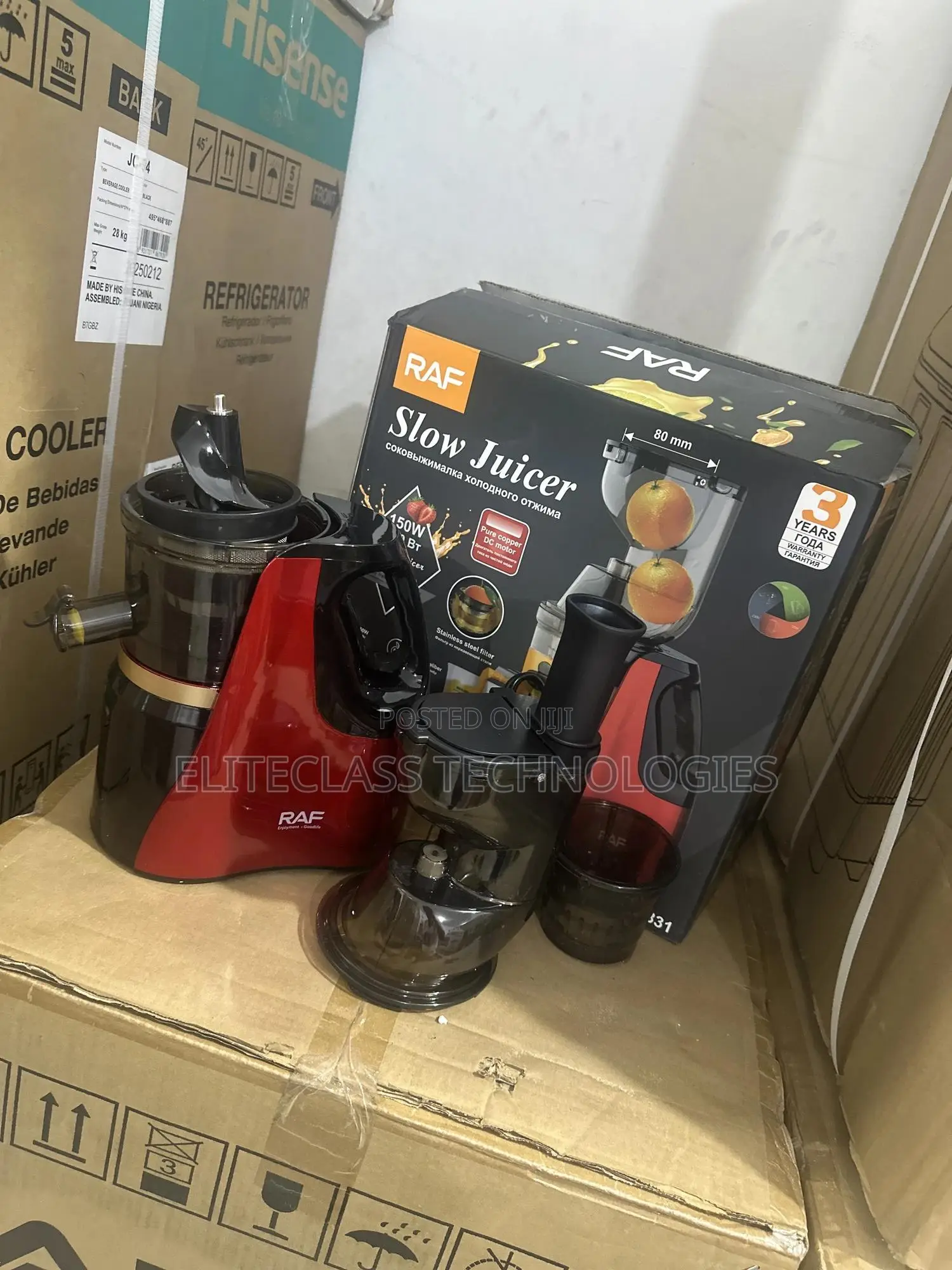 Raf Wellnesscrush Slow Juicer 150w