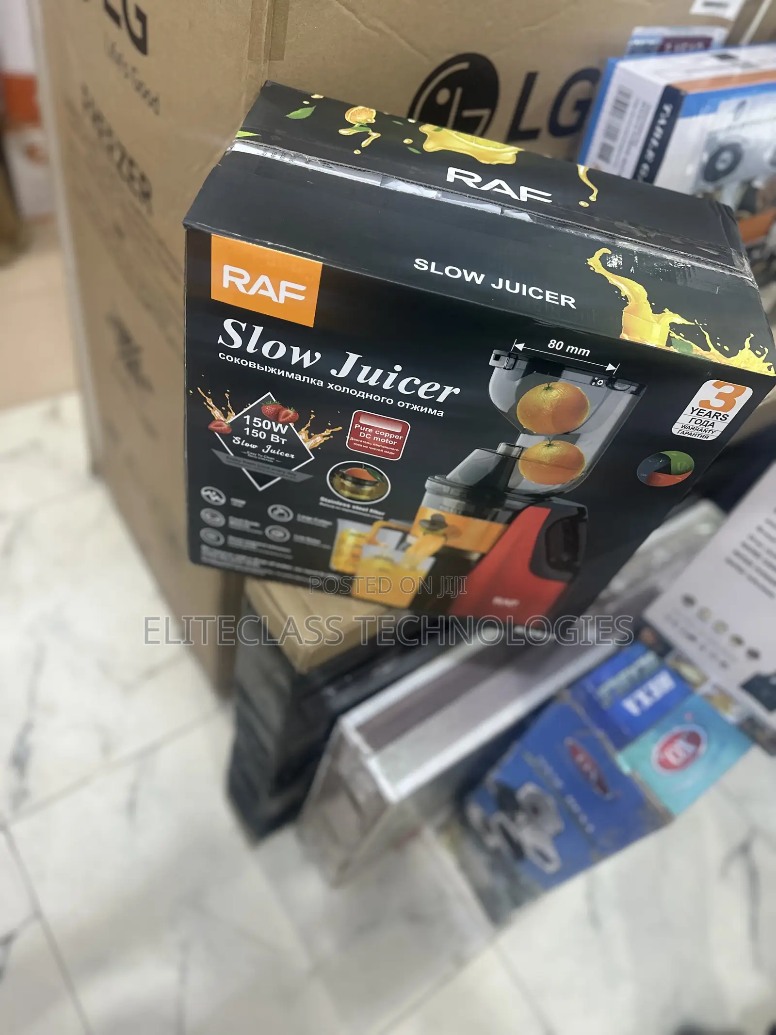 Raf Juicypop 150w Slow Juicer