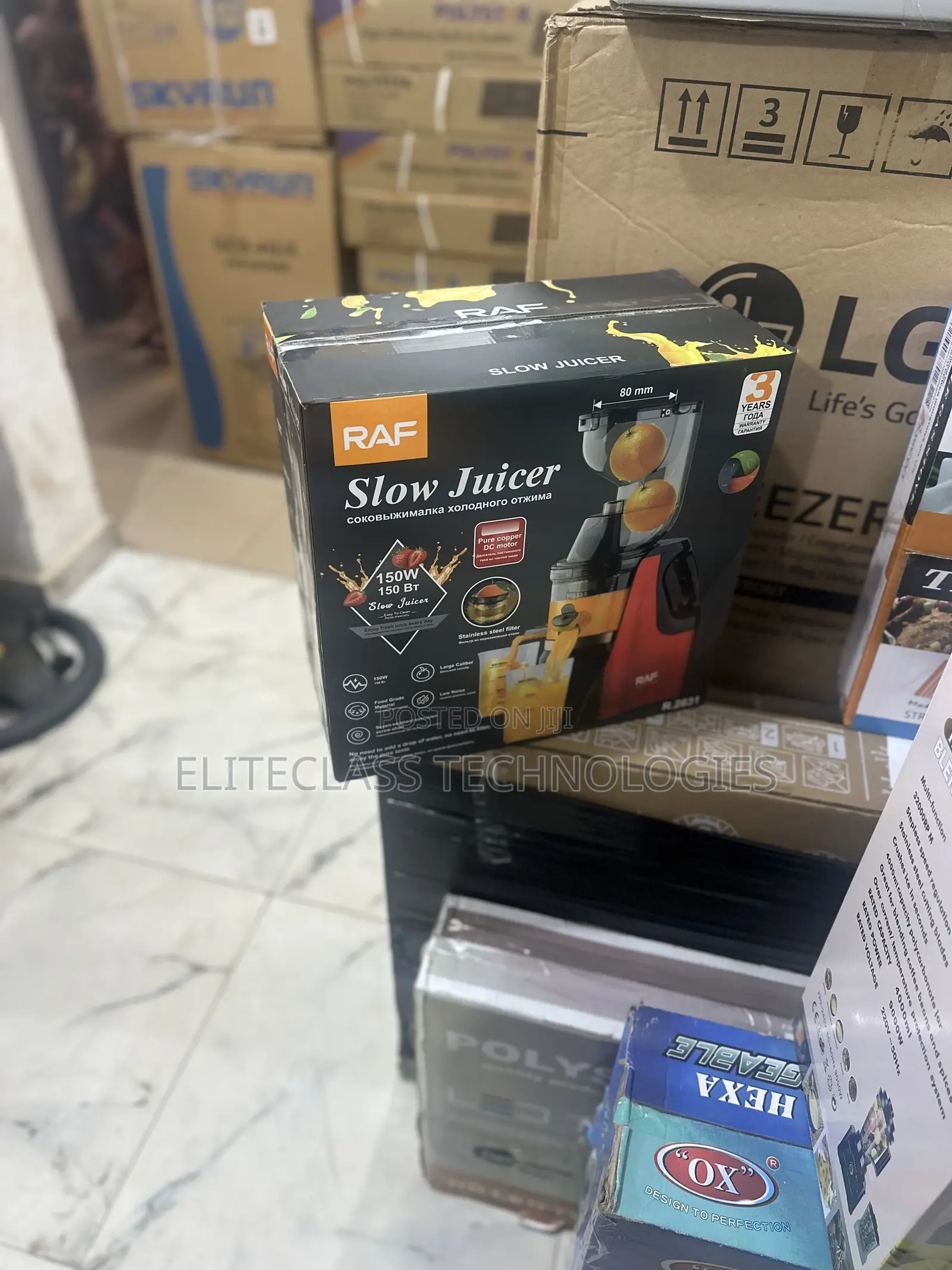 Raf Juicerx Extractor 150w Slow Juicer