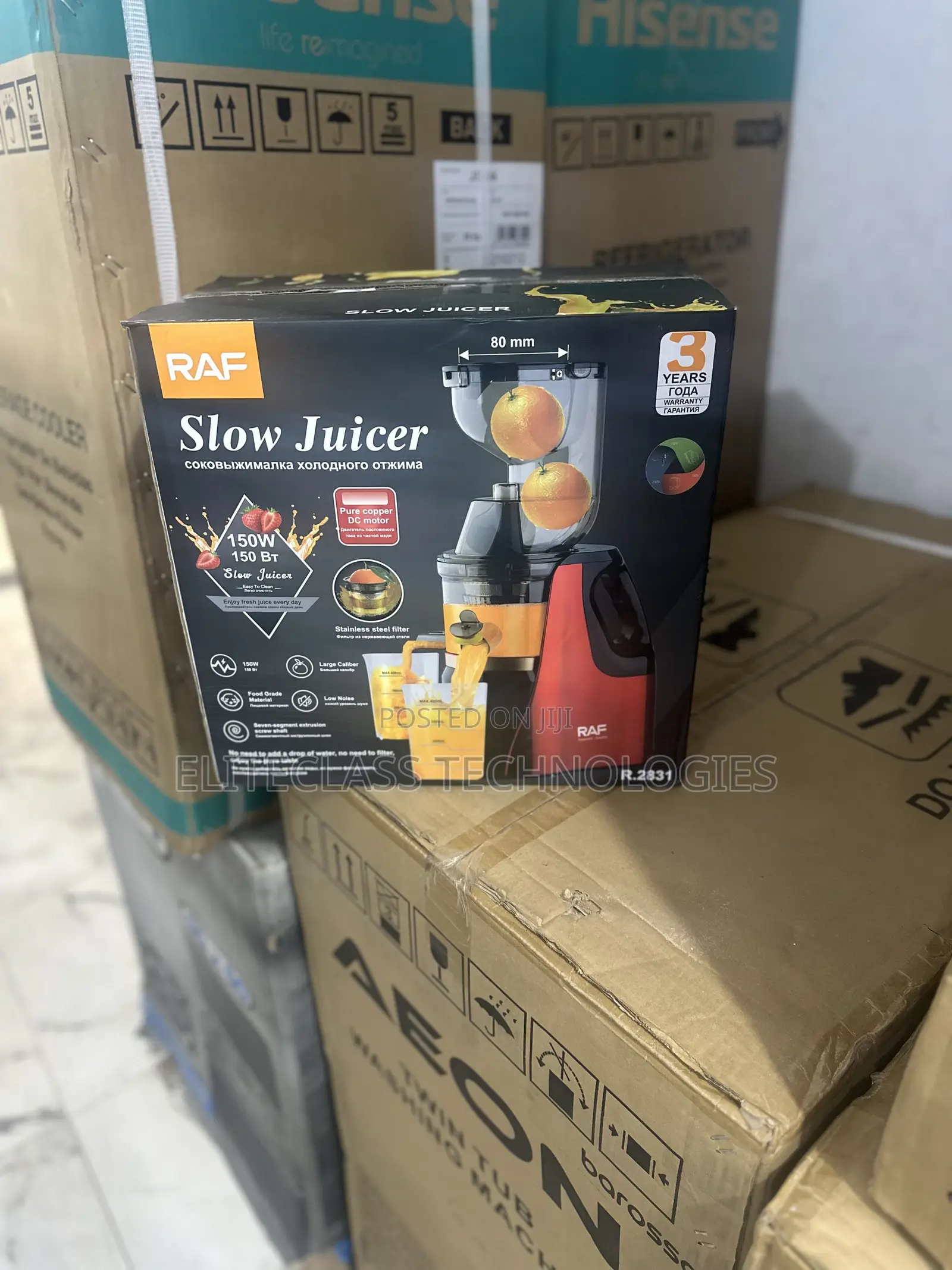 Raf Juicecore Extractor Slow Juicer 150w