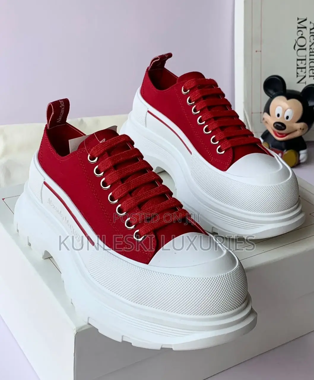 Original Alexander McQueen High Sole Sneakers in 3 Colorways