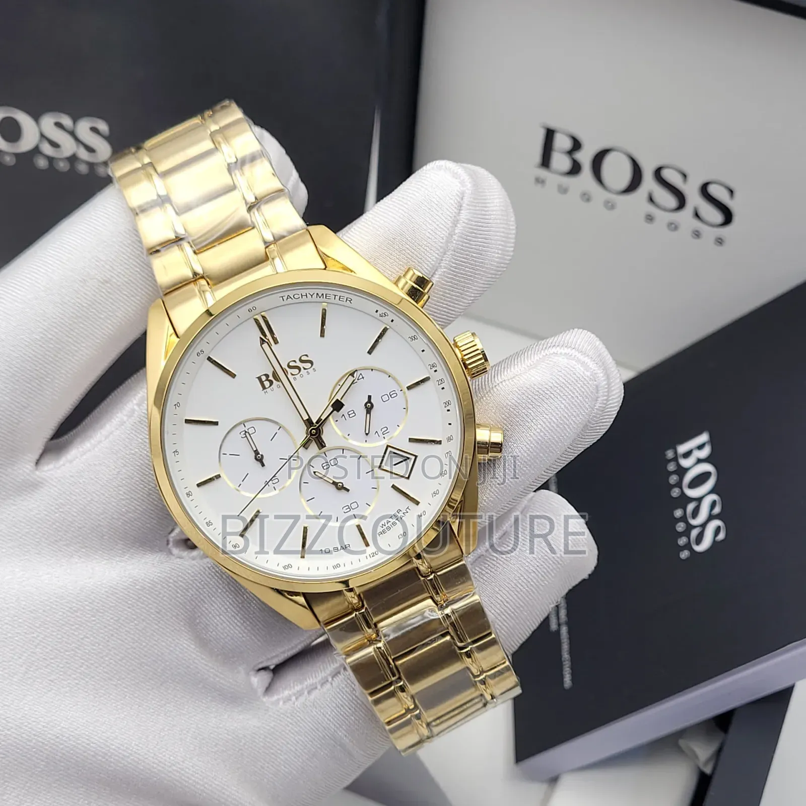 Original Boss Gold Stainless Steel Watch in Store