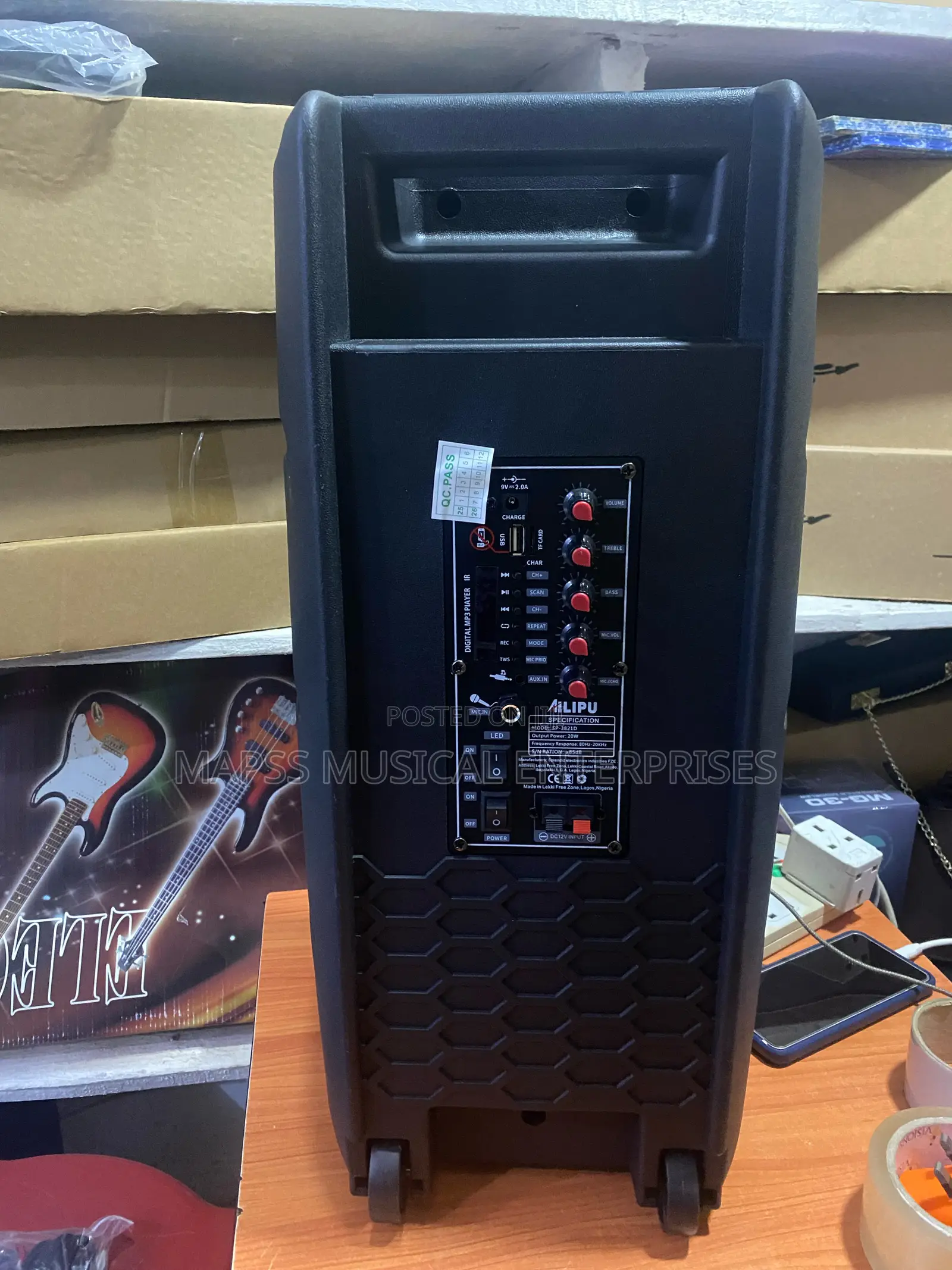 Ailipu Sp-3821d Party Box Speaker
