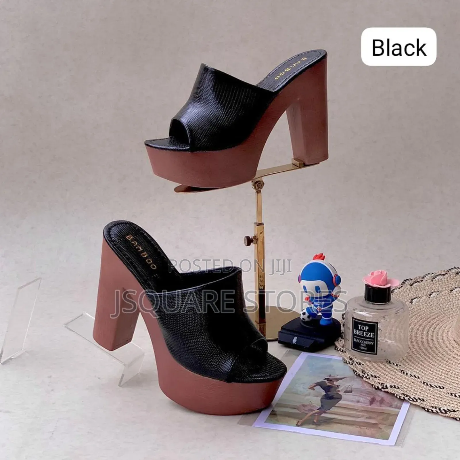 Bamboo Wedge Slippers in Colours