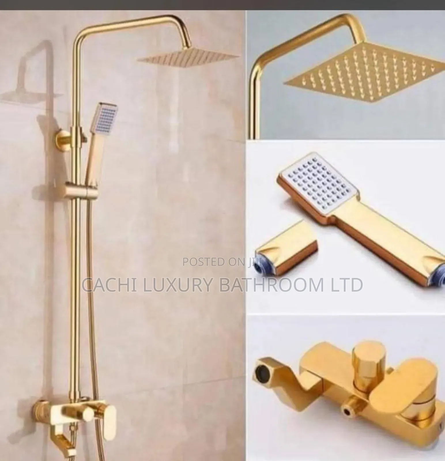 Gold Shower Set
