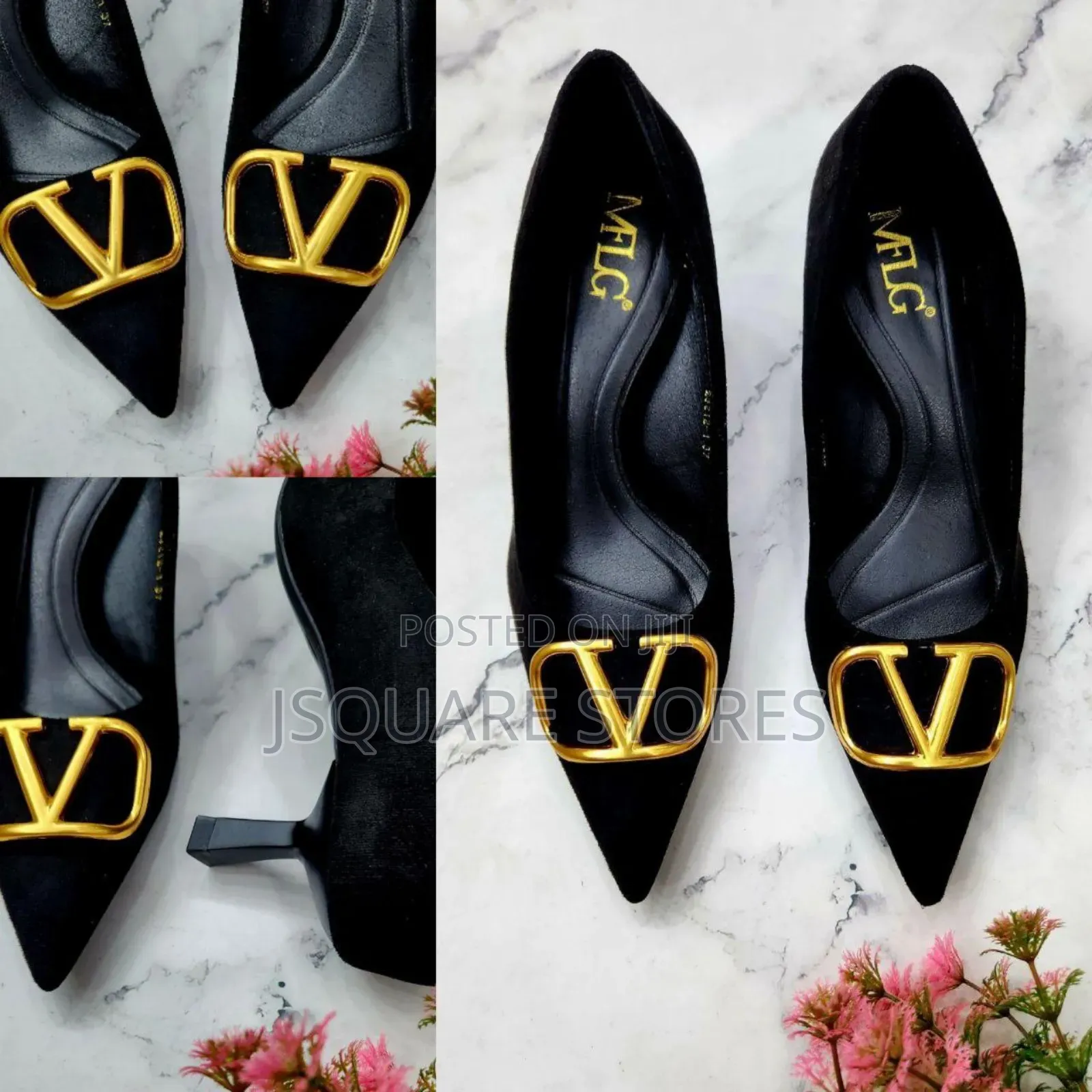 Low Kitten Court Shoes
