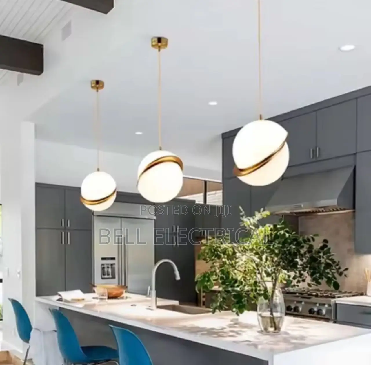 Nordic White Ball Bubble Pendant Lights