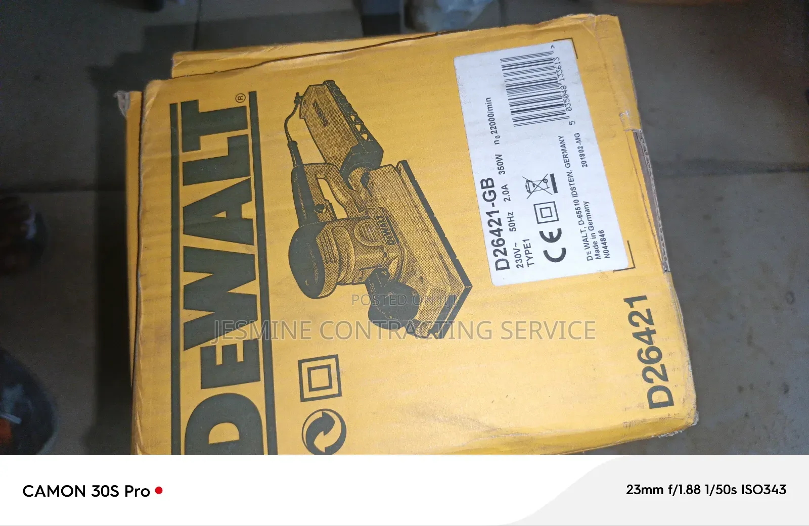 Dewalt Orbital Sheet Sender 350 Watts