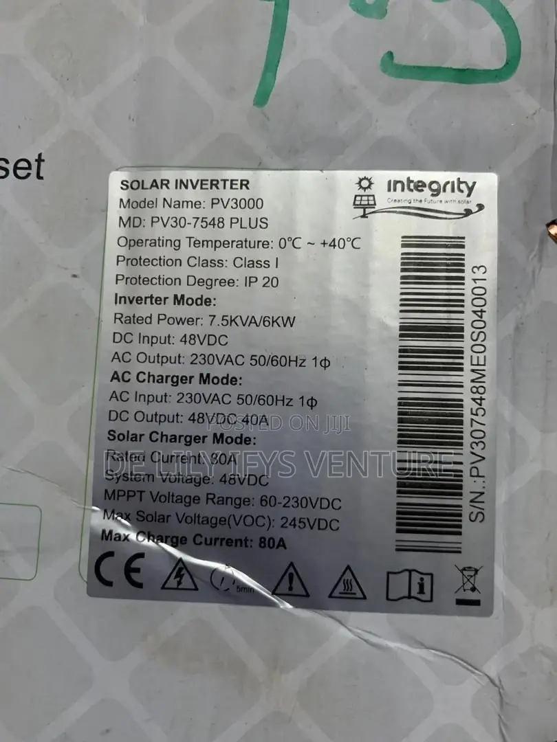 Integrity Transformer Base Inverter 7.5kva/48v Hybrid