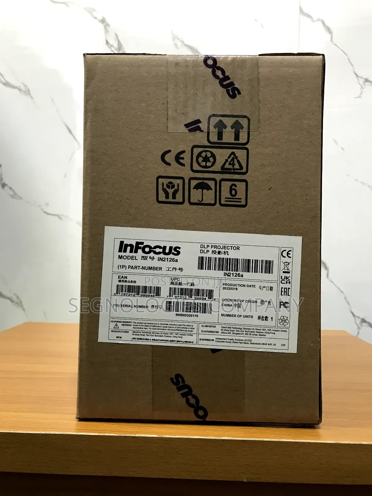 Infocus In2126a 3500 Lumens Dlp Projector