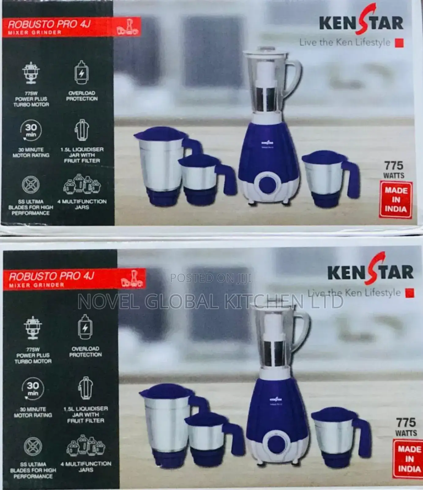 Kenstar Rubosto Pro 4j Mixer Grider