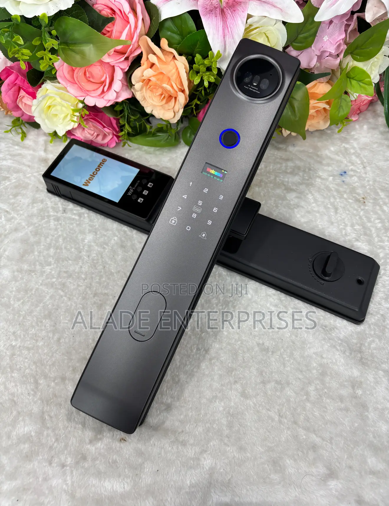 Video Intercom Wifi Face Id Locks Biometric Fingerprint