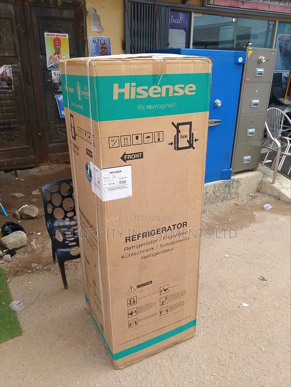 Hisense 240ltrs Double Door Refrigerator