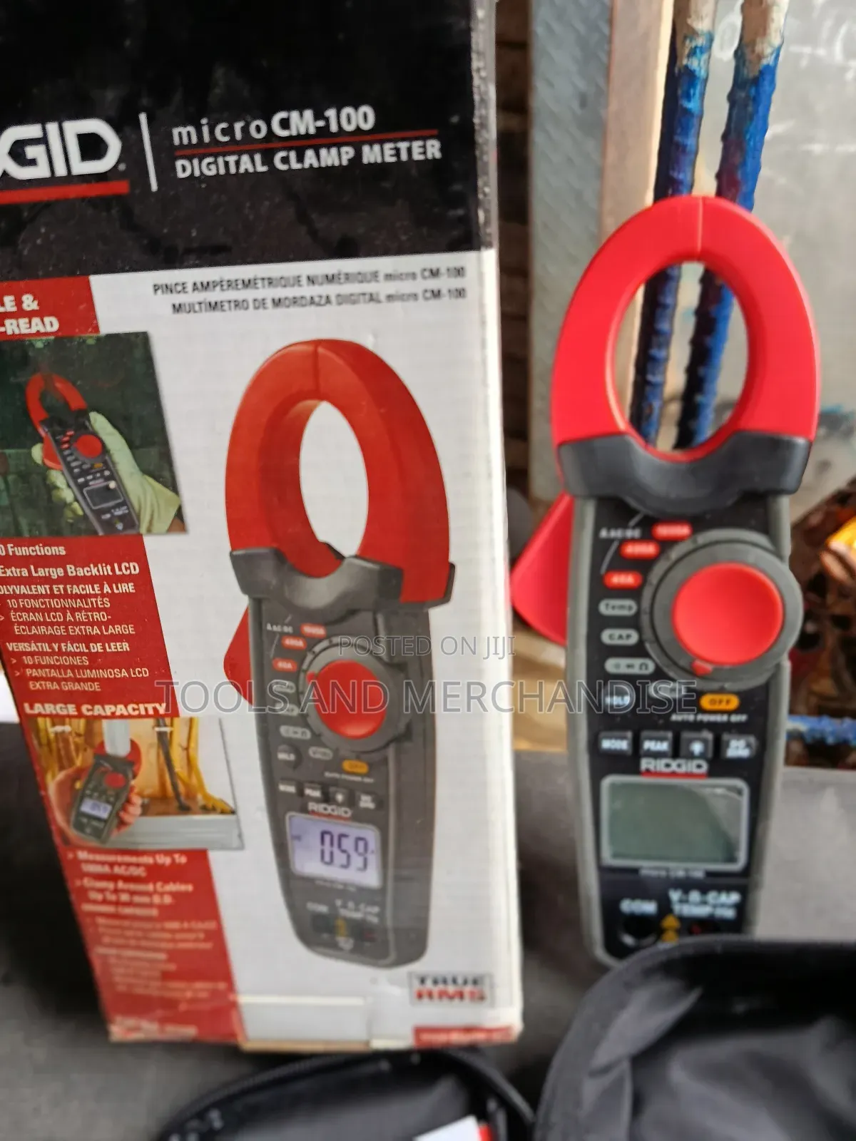 Rigid Ac Dc Digital Clamp Meter (Cm-100)