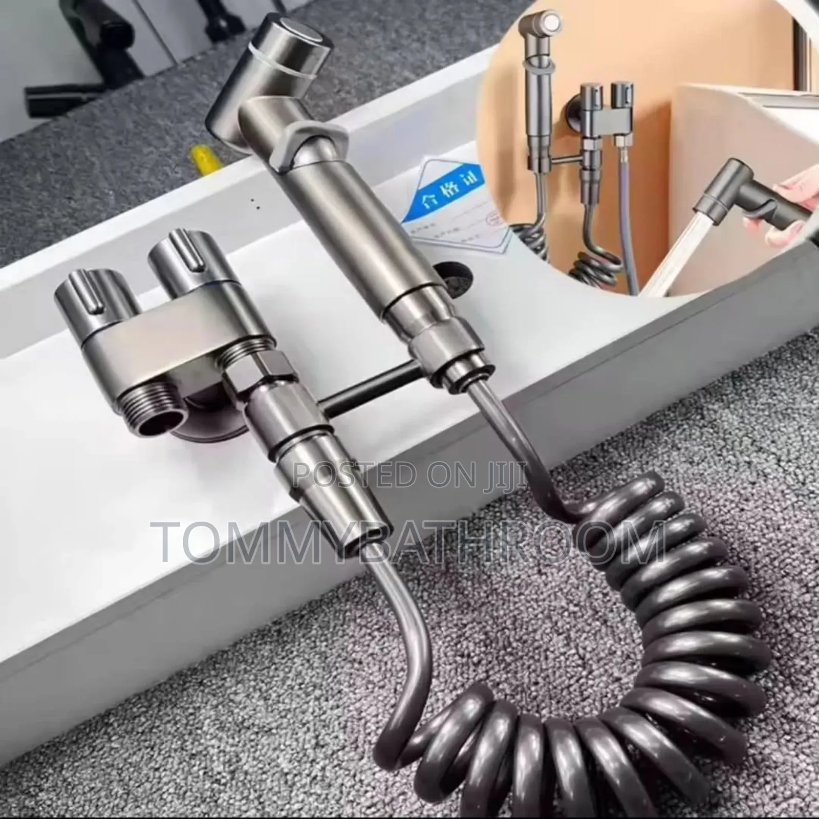 Double Tee Tap With Pressing Shower