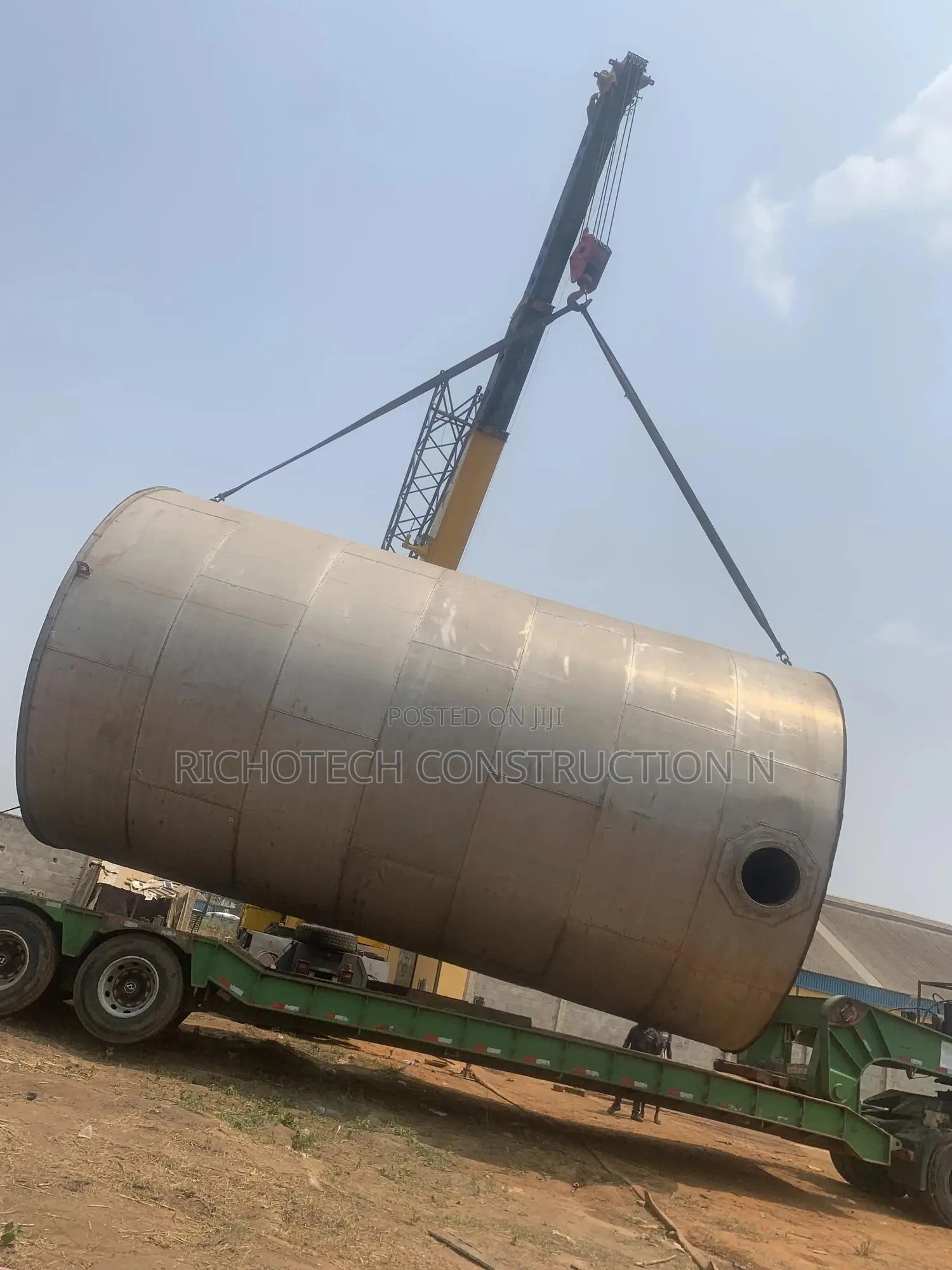 10,0000 Liters to 250,000 Storage Tank Building and Modifications