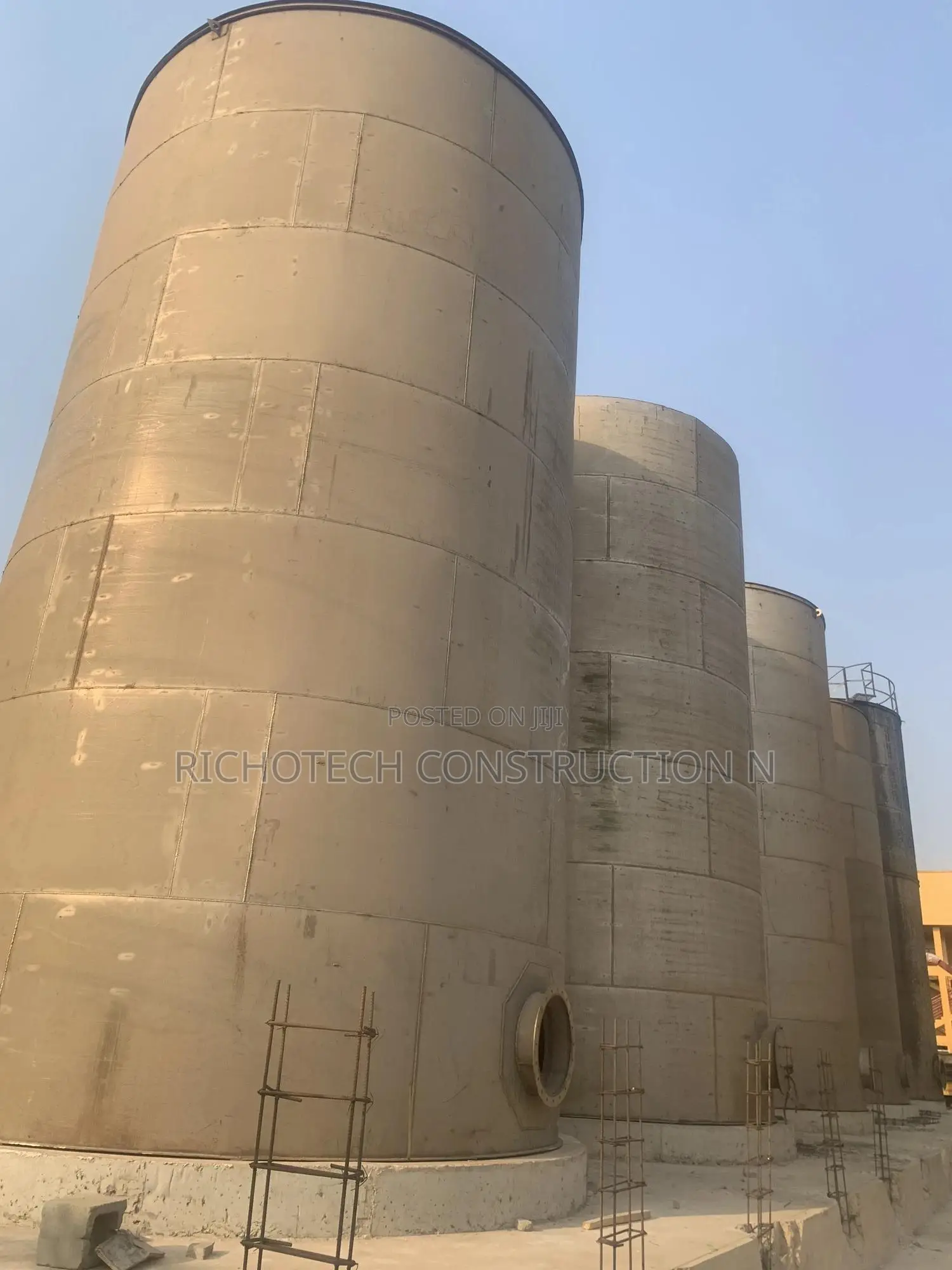 10,0000 Liters to 250,000 Storage Tank Building and Modifications