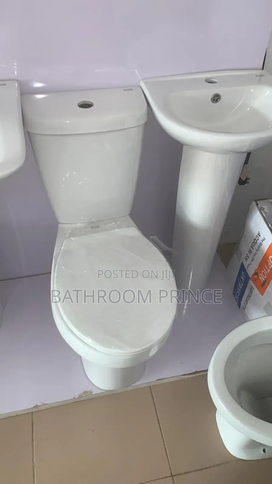 Mini White Surface Water Closet