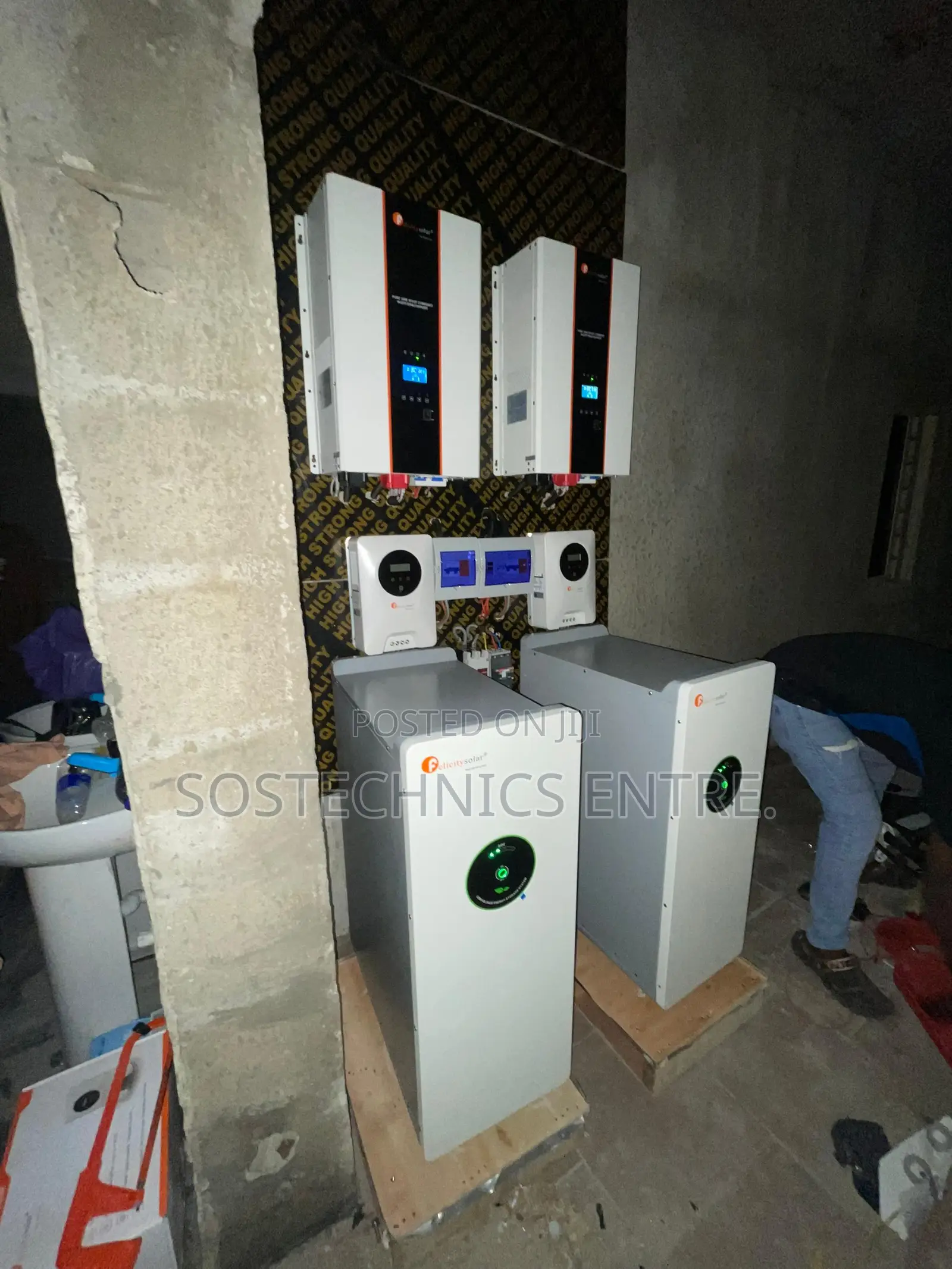 20kva 30kwh, 550w Panels X24 Complete Solar Installation