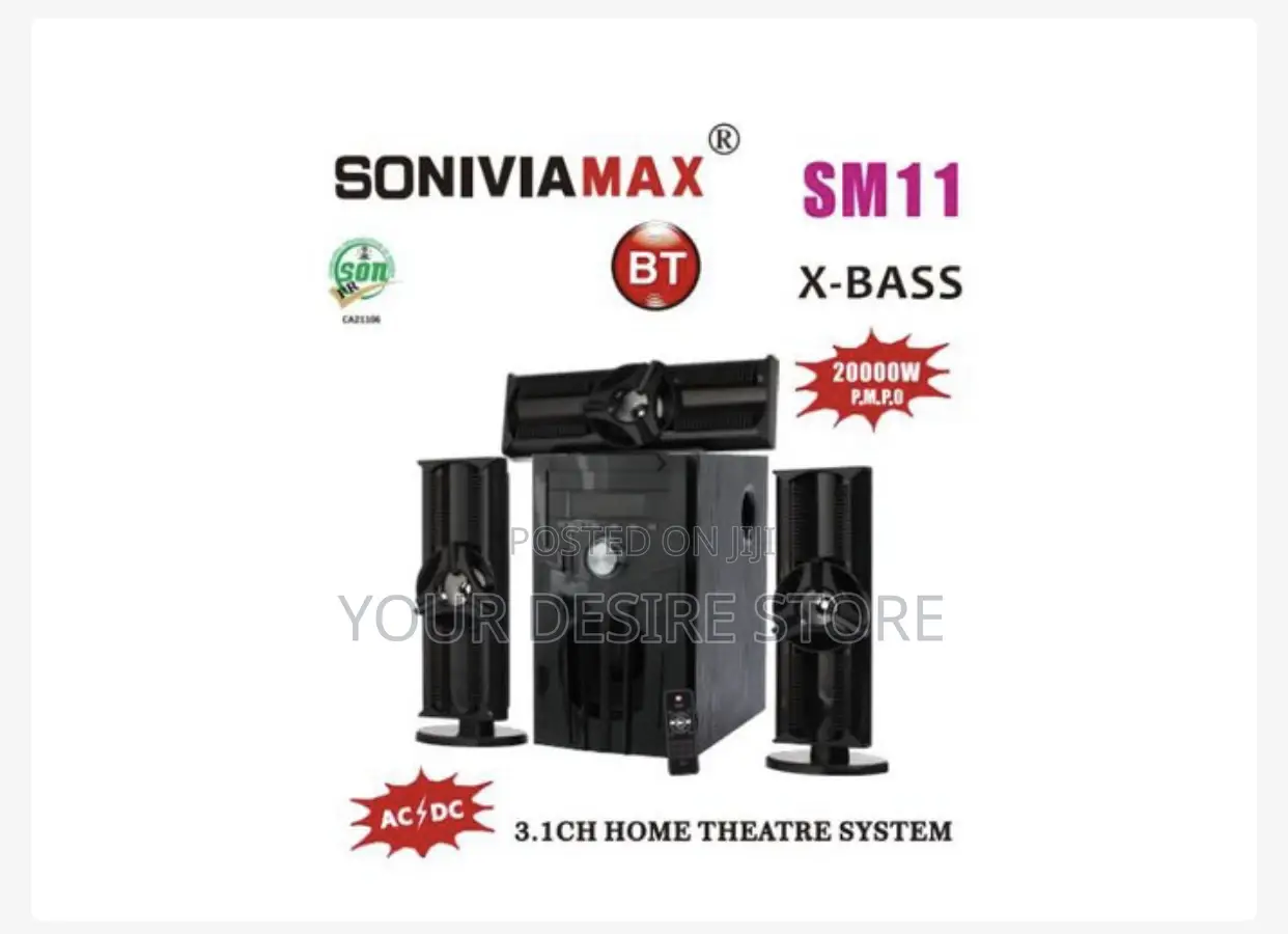 Sonivia Powerful Bluetooth Home Theater With Extra Bass