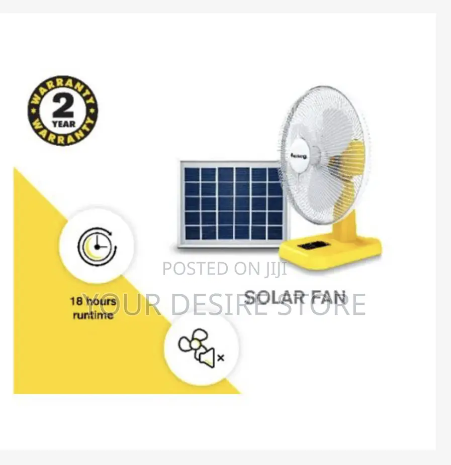Sun King Solar Fan With 20w Solar Panel