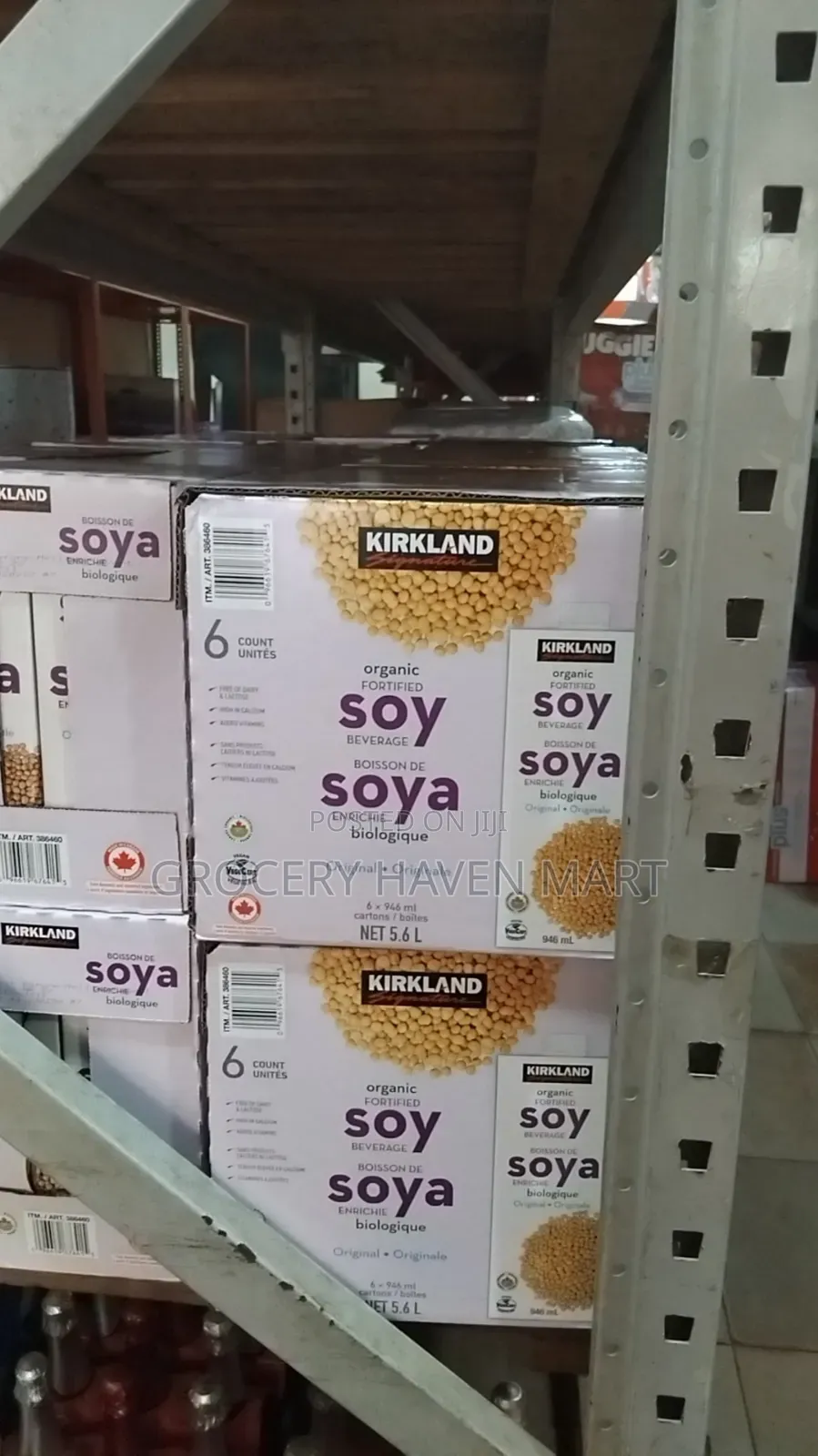 Kirkland Organic Fortified Soy Beverage, 946ml, 6- Count