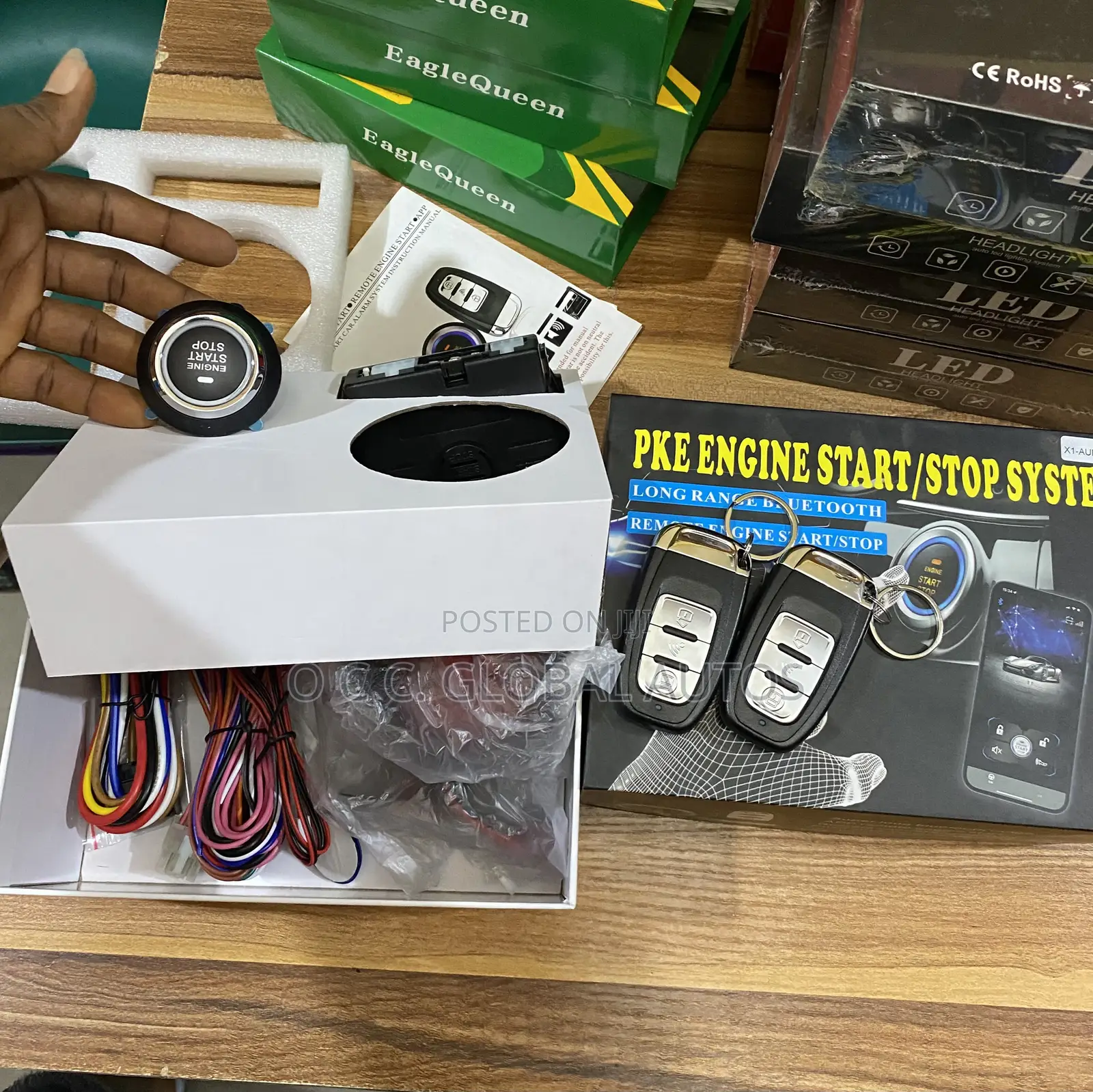 Remote Key With Tom Start Phone Control for Hilux
