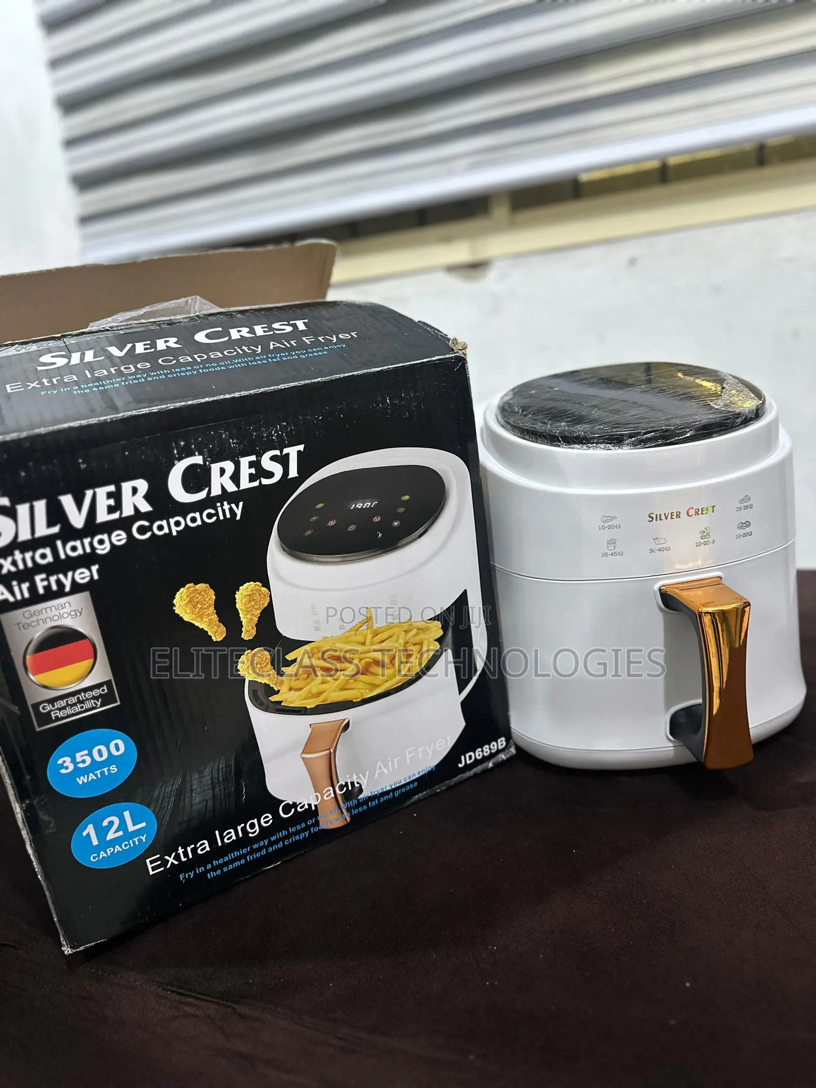 Instacrisp Silver Crest Digital Air Fryer 12l