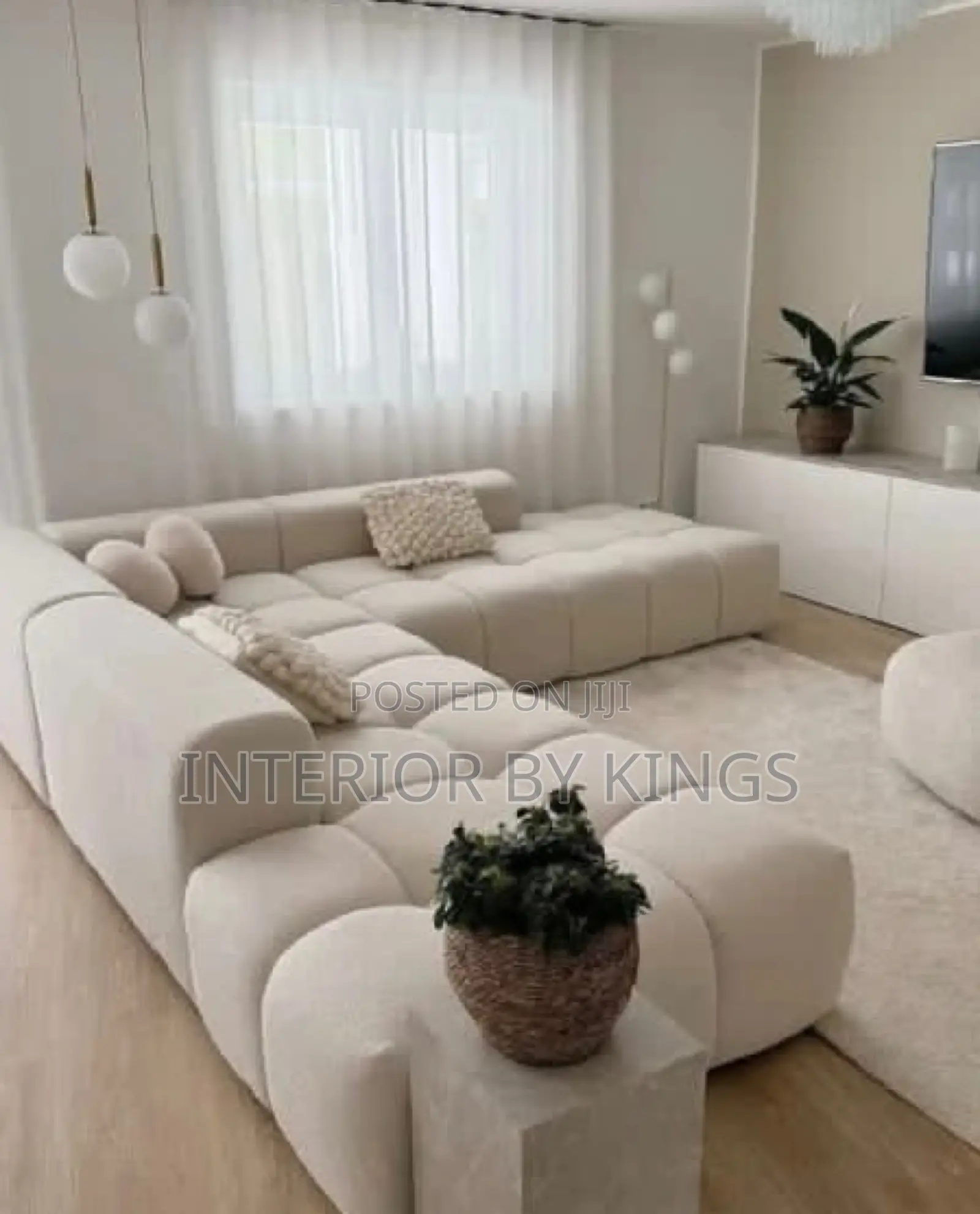 L-Shaped Fabric Sofa Custom Made Can Be Made in Colors