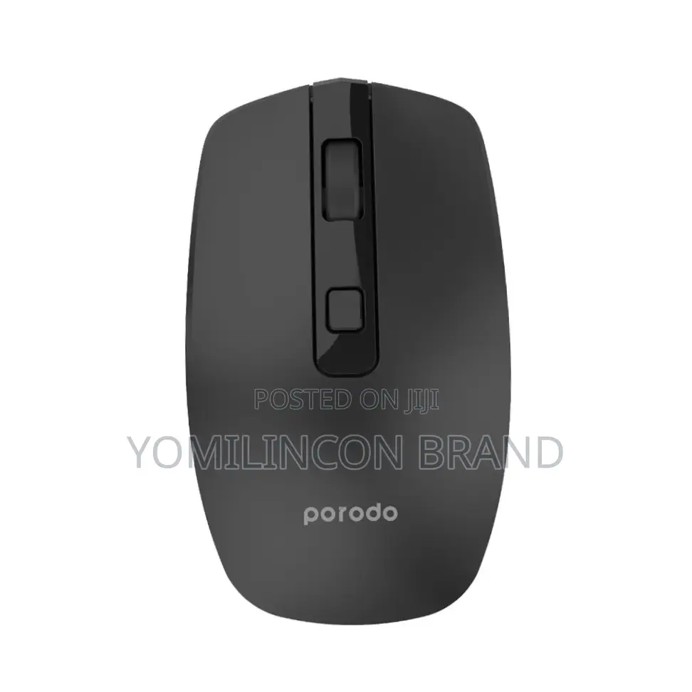 Porodo 2.4g Wireless And Bluetooth Rechargeable Mouse Dpi