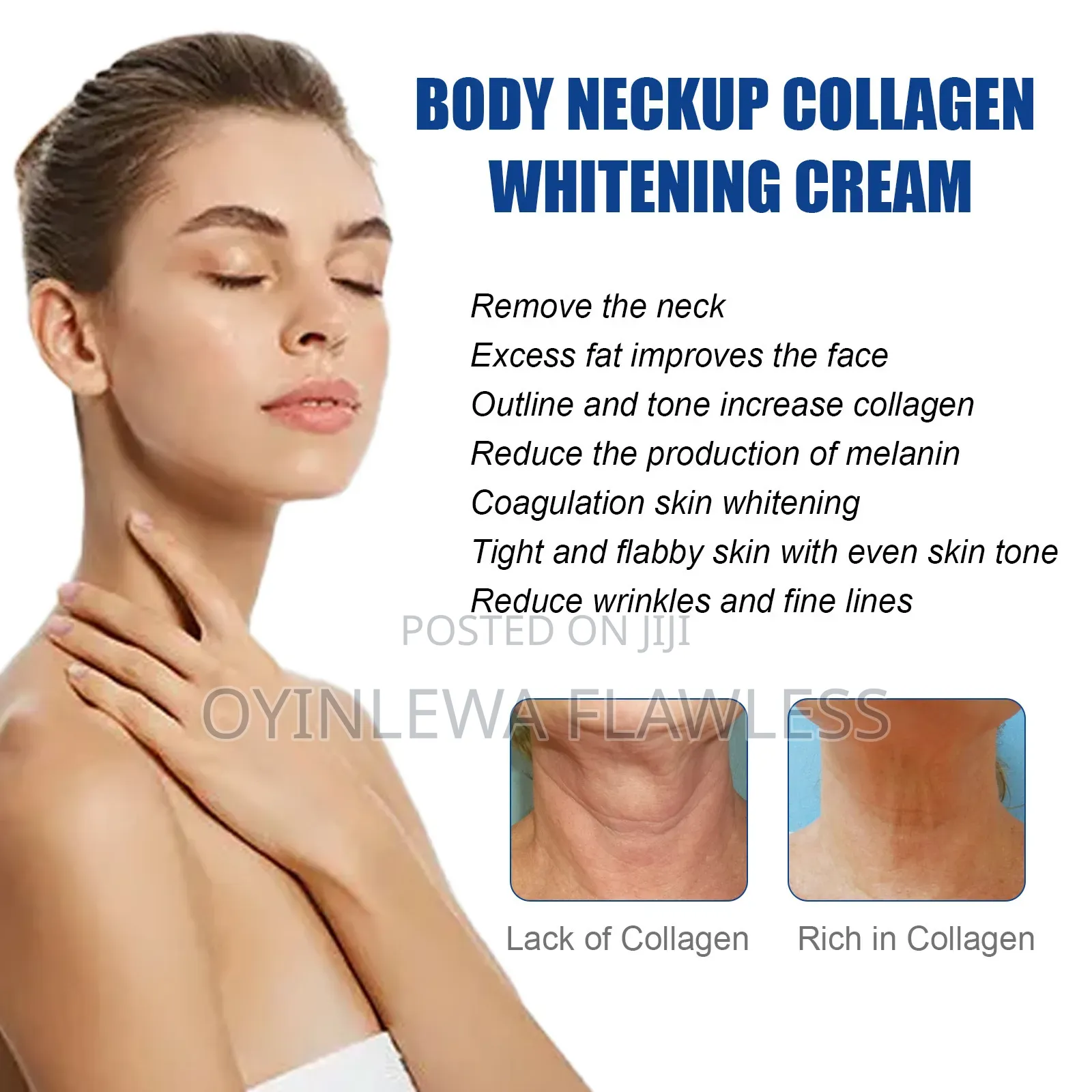 Eelhoe Body Neck Up Collagen Whitening Cream