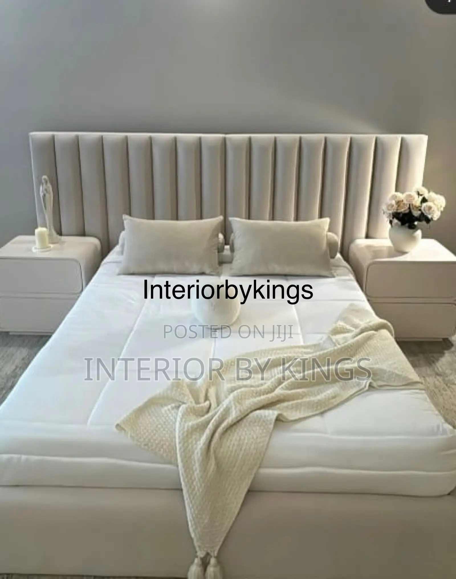 4 and Half by 6feet Frame Luxury +Bedsides Can Come in Sizes