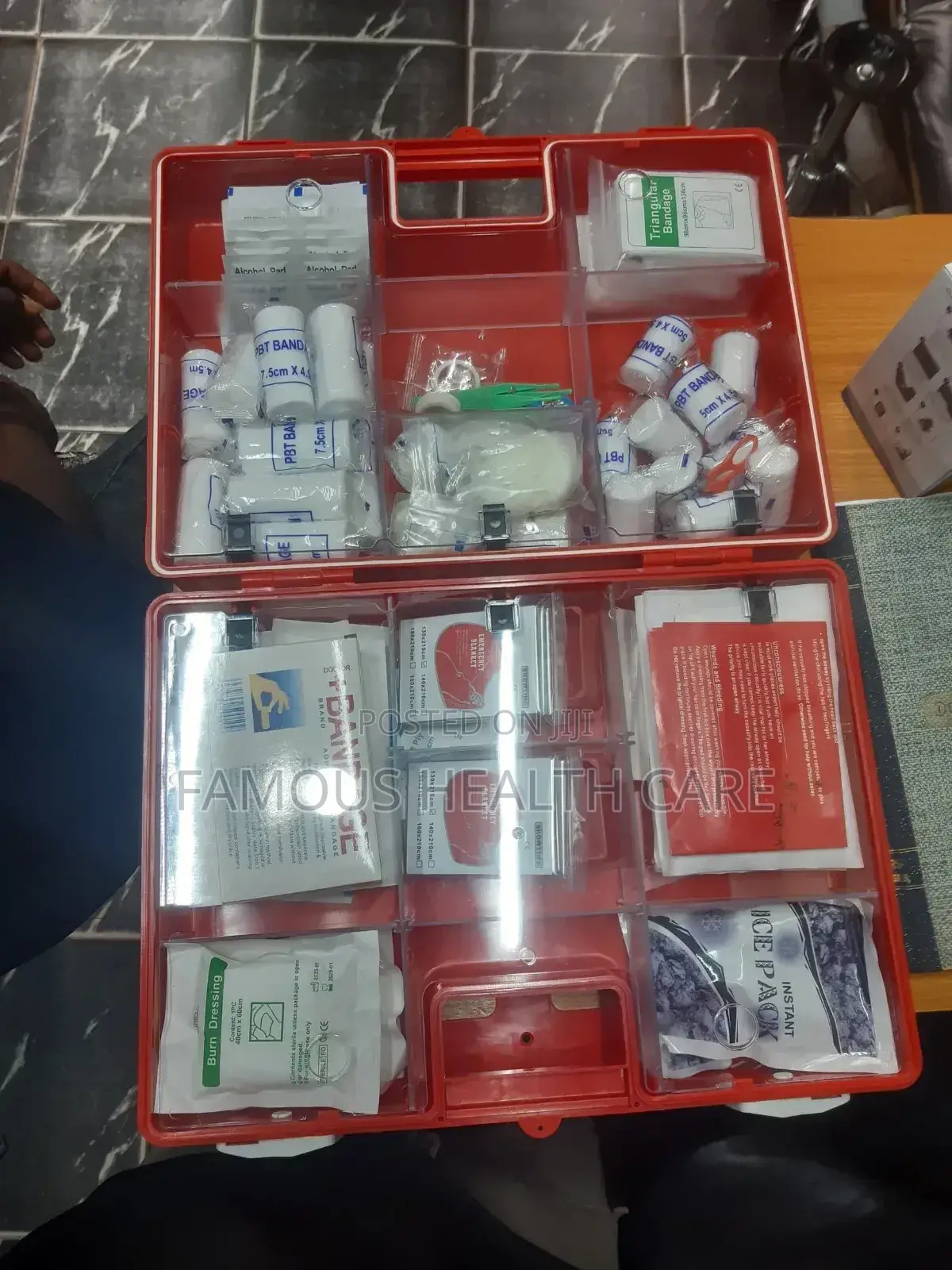 Kitted First Aid Box