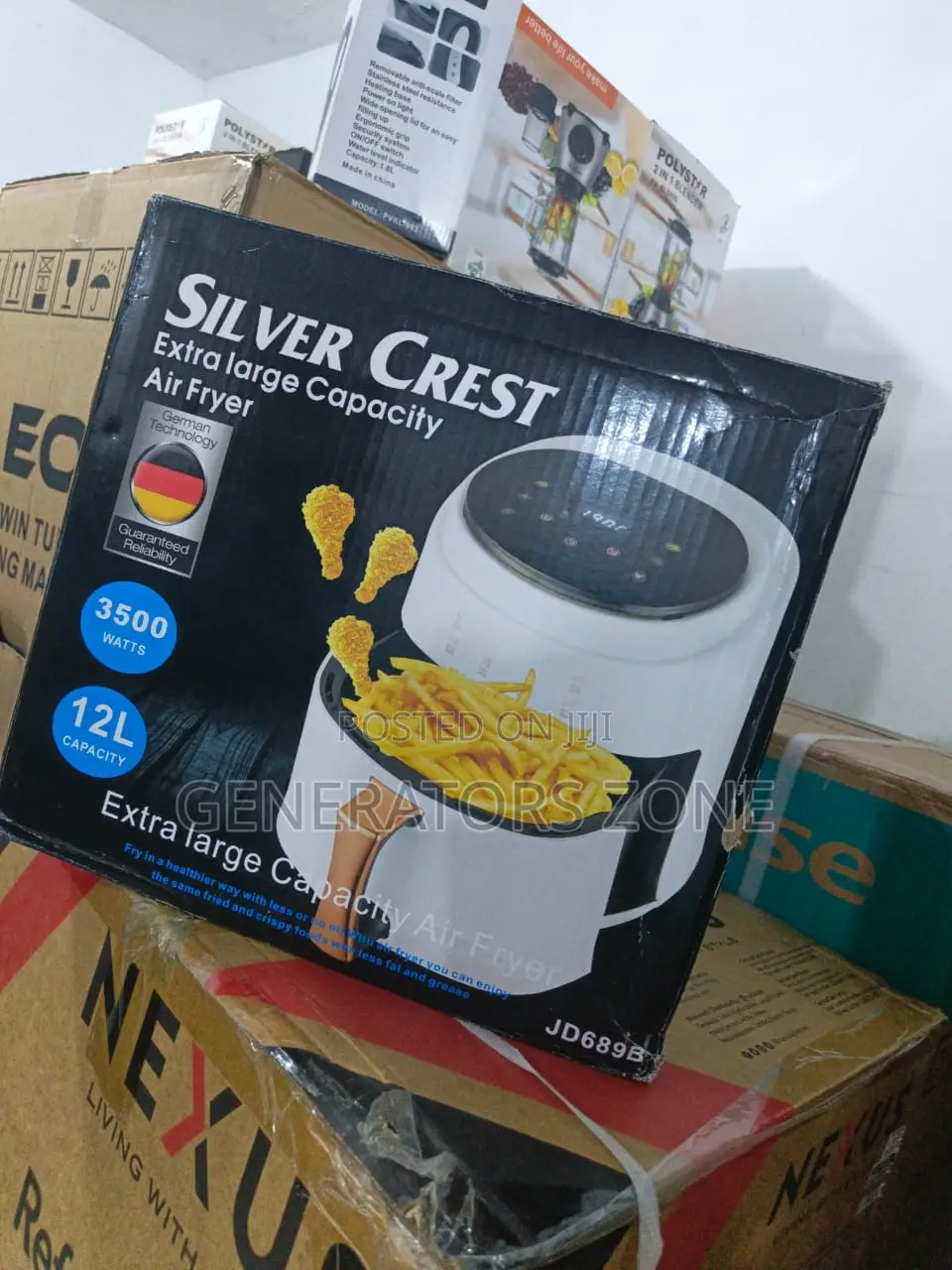 Enjoy Guilt-Free Frying With Silver Crest 12l(Jd689b)