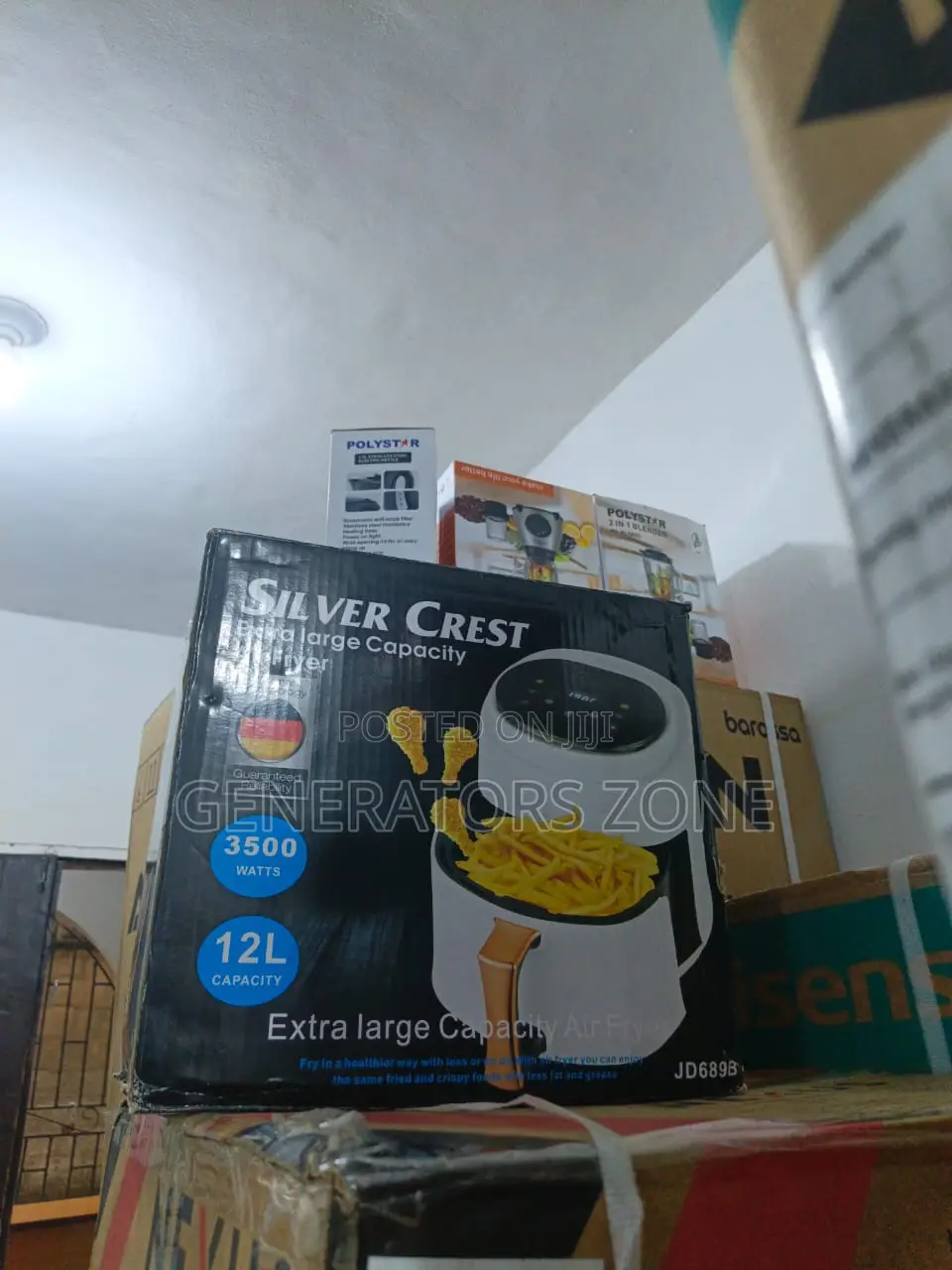 Silver Crest 12l Air Fryer (Jd689b)– Fry Without Compromise