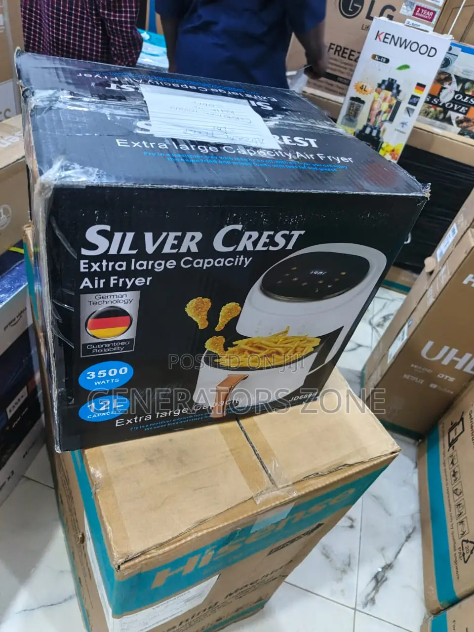 Master Mealtime With Silver Crest 12l Air Fryer