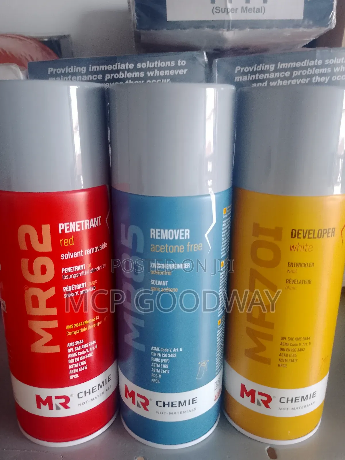 Mr Chemie Mr 67 Penetrant Red Solvent Removable