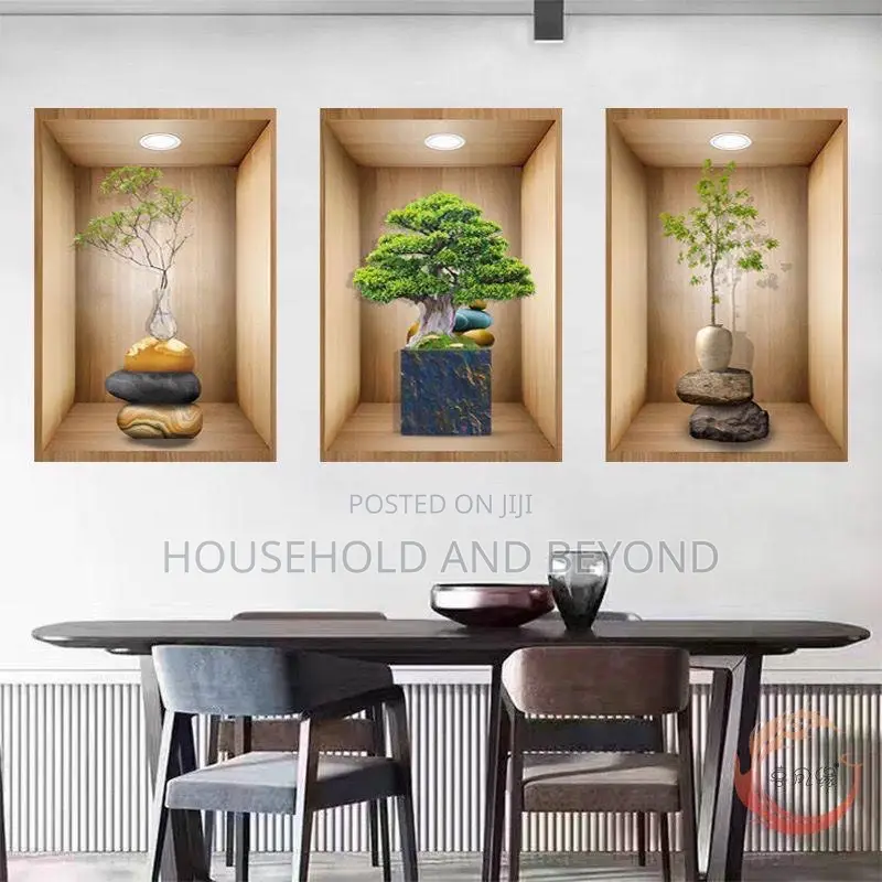 3 in 1 3d Home Decor Stickers Wall Stickers