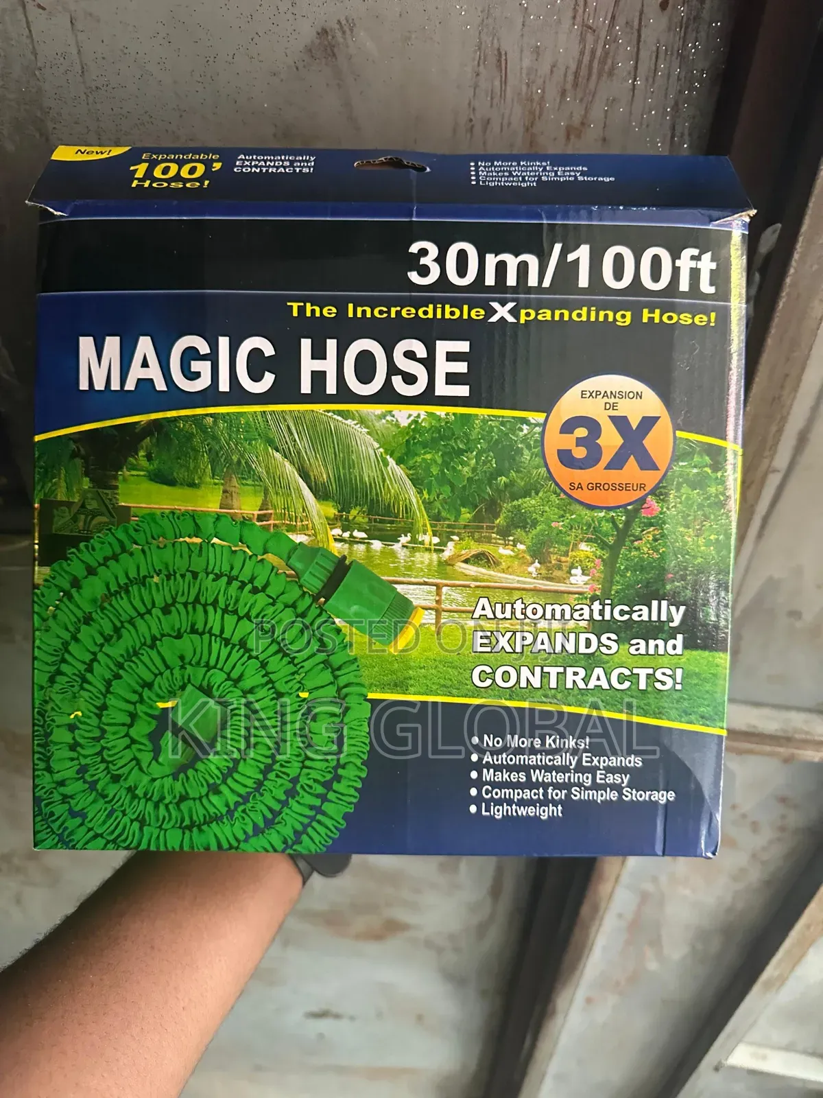 100ft Expand Able Magic Hose Garden Hose Pipe Water