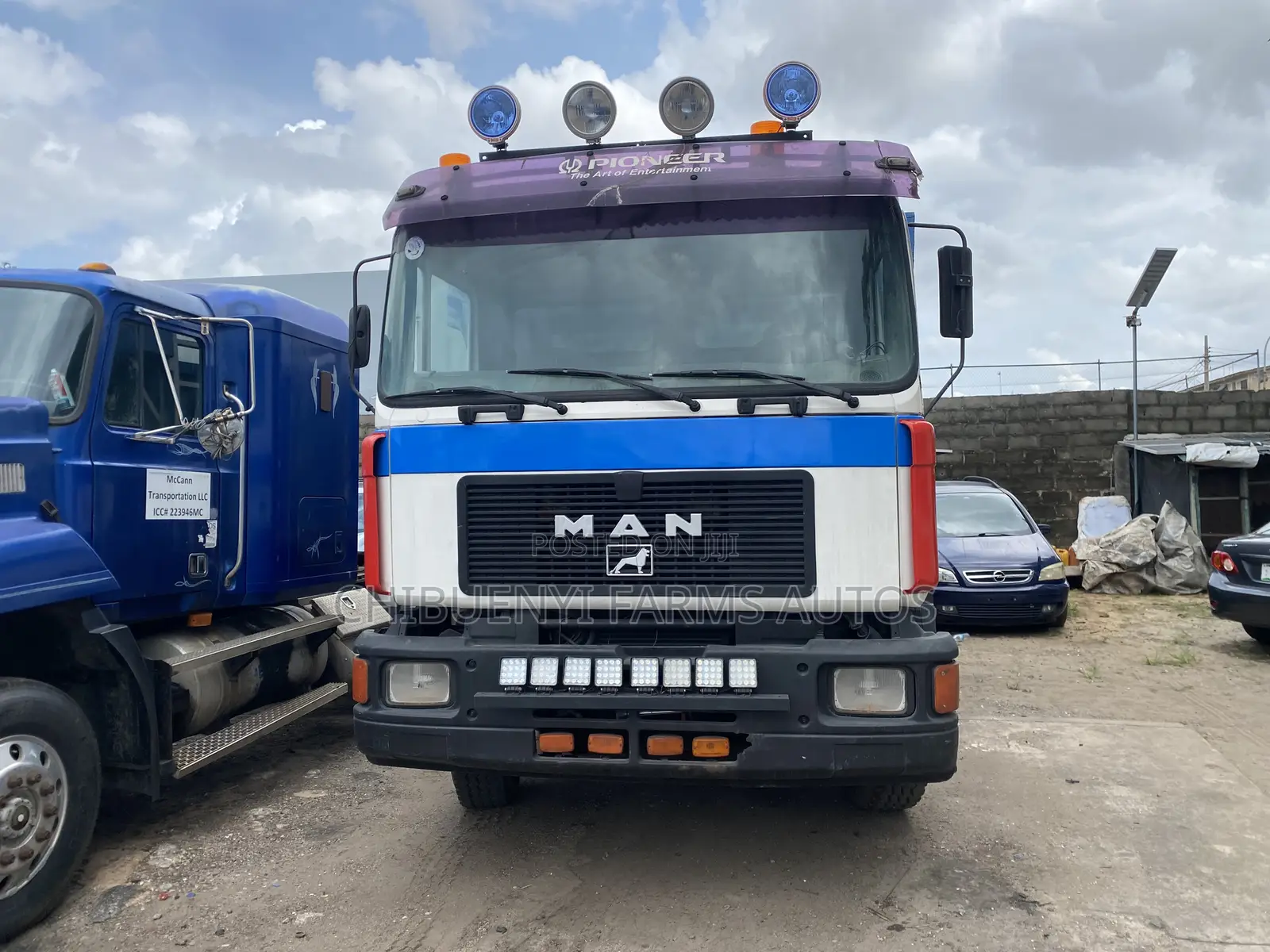 Trailer Truck Man Diesel 12tyres