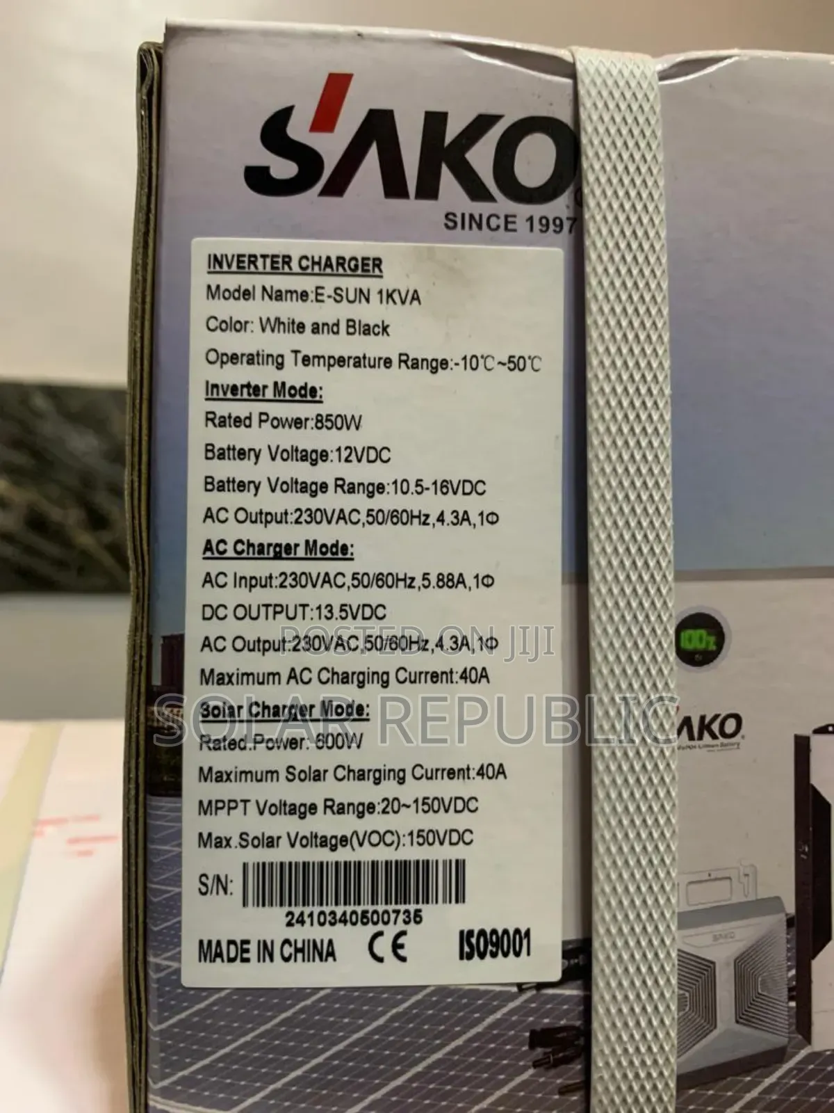 Sako 1kva 12v Hybrid Inverter