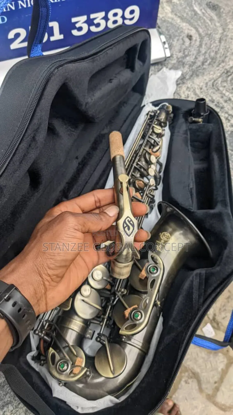 Quality Bronze Selmer Alto Saxophone