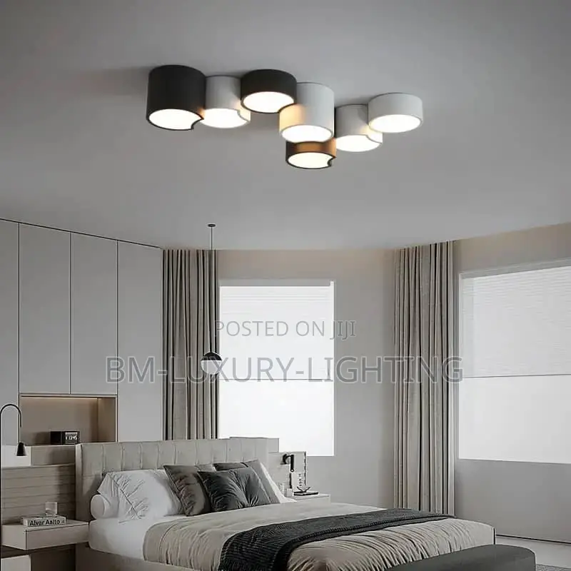 Simple Atmospheric Geometric Led Ceiling Chandelier