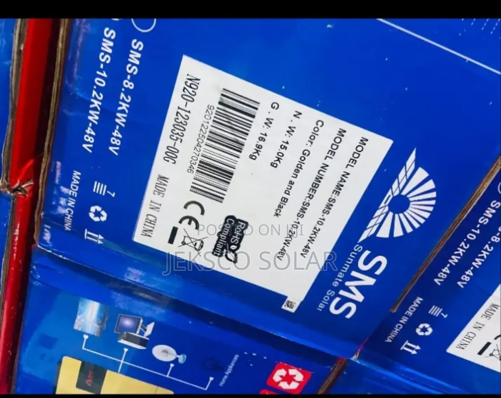 10.2kva Sms Hybrid Solar Inverter, 48v