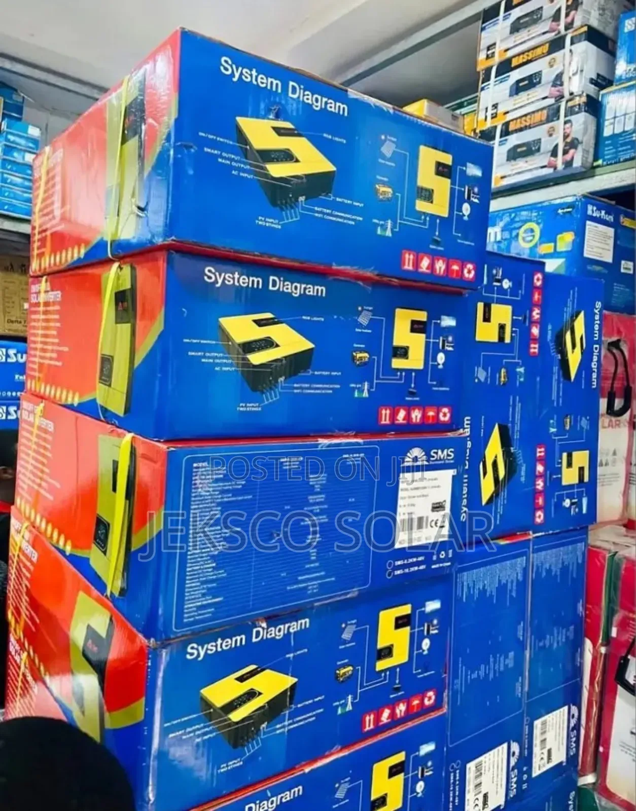 10.2kva Sms Hybrid Solar Inverter, 48v