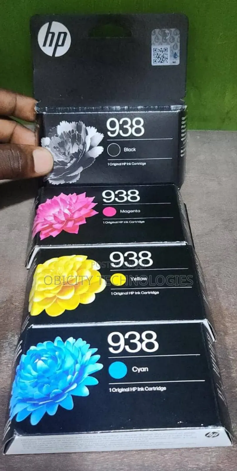Hp 938 Ink Cartridge Set