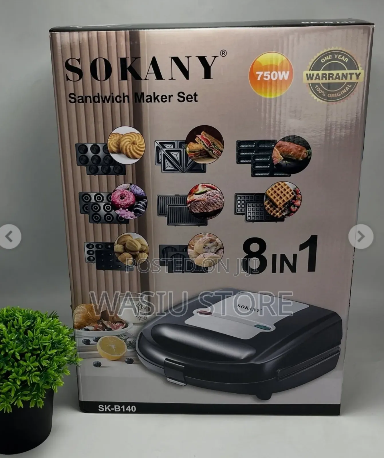 Sokany Multifunctional 8 in 1 Sandwich Maker Set